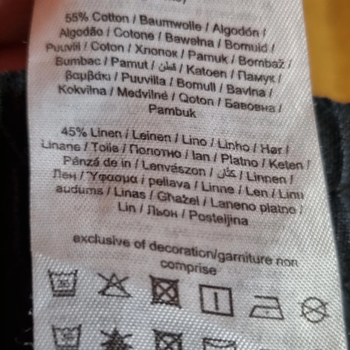 Linnebyxor, svarta - 91