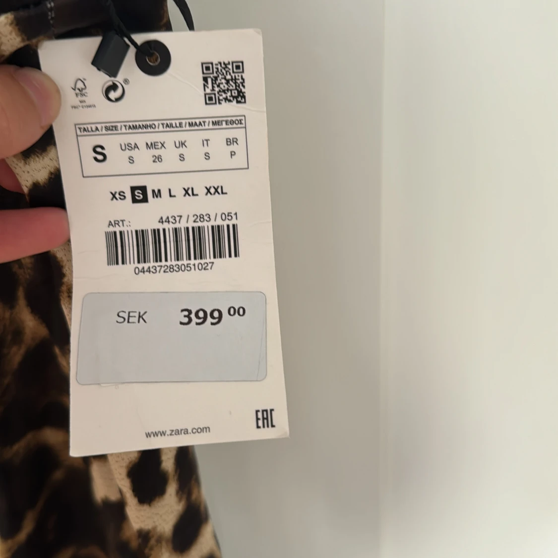 Leopard klänning - 92