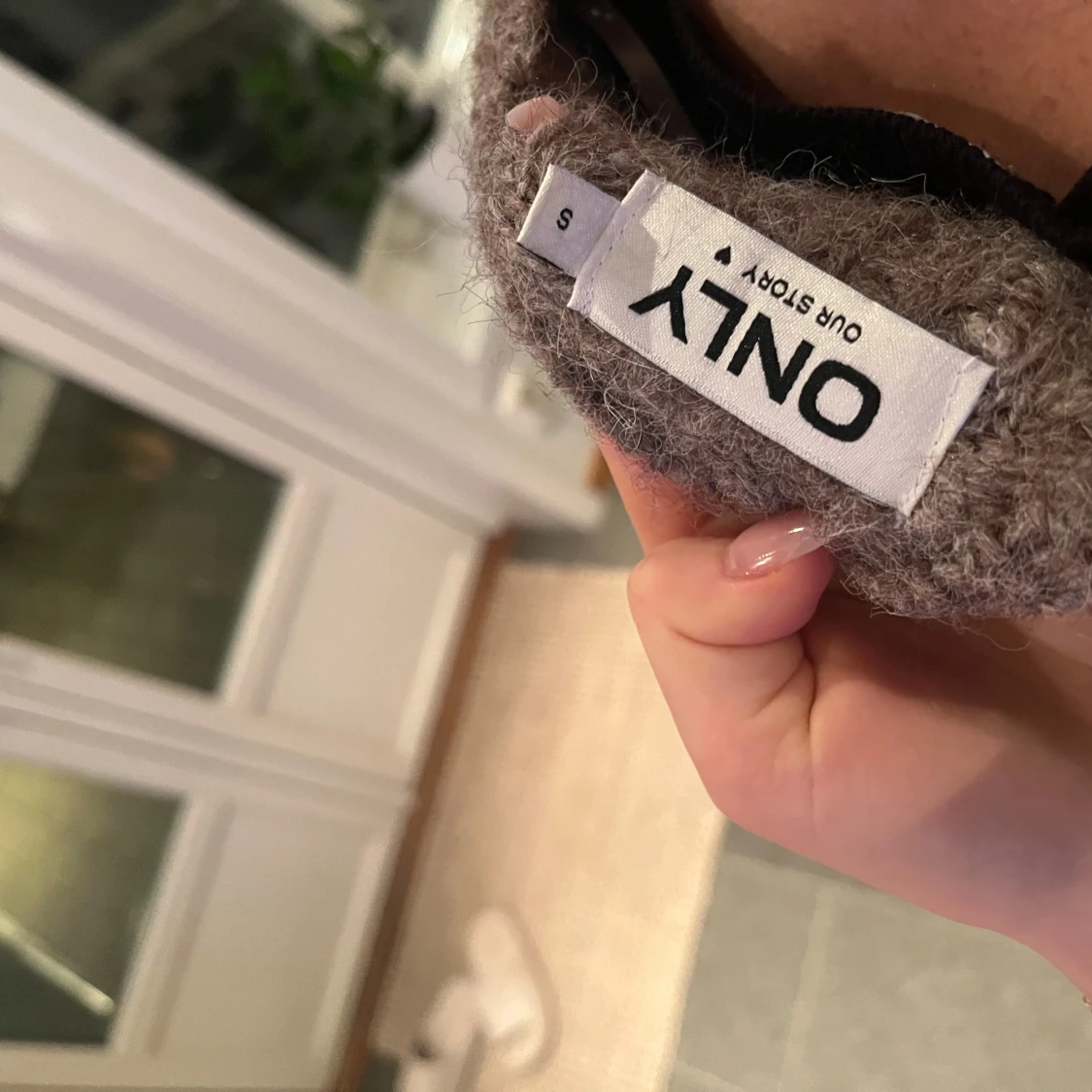 Brun stickad tröja från ONLY😇❤️ - 2