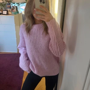 stickad tröja - rosa stickad tröja från lager 157 i stl M🫶🏼