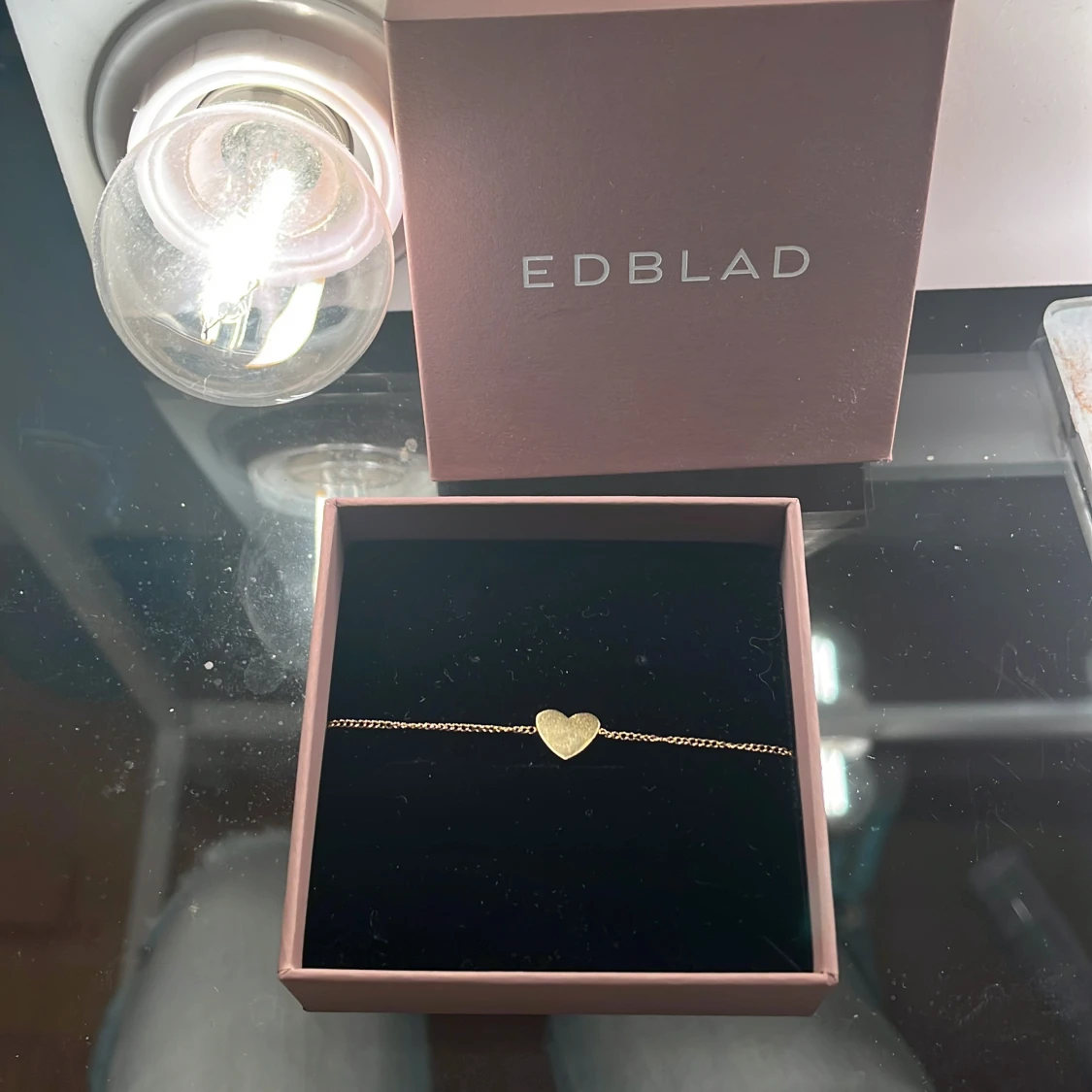 Guldarmband med hjärta från Edblad