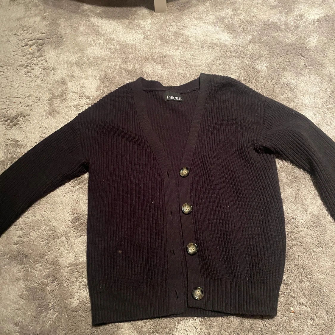 Svart kofta från Pieces - 2
