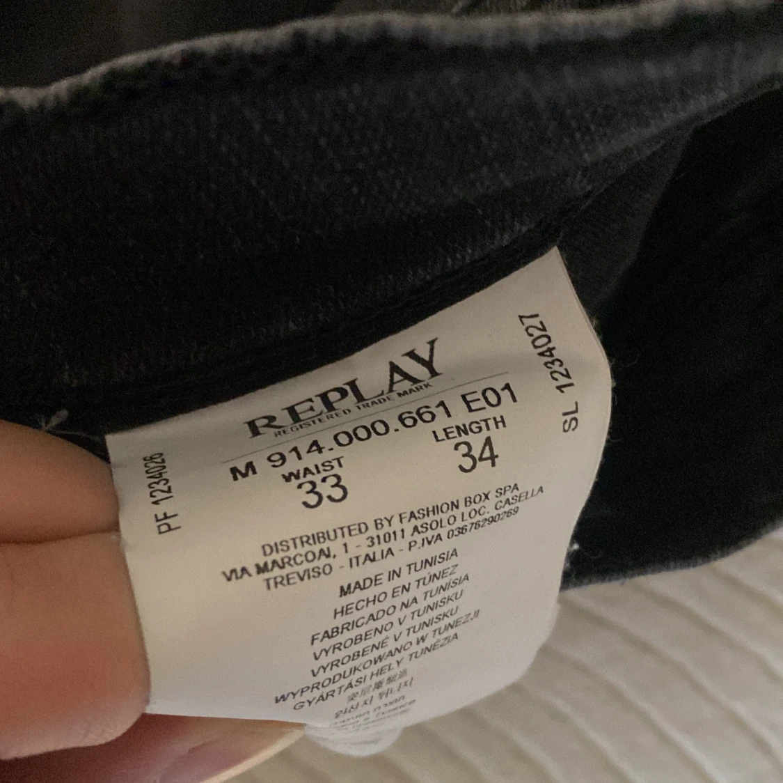 Svarta jeans från Replay - 2