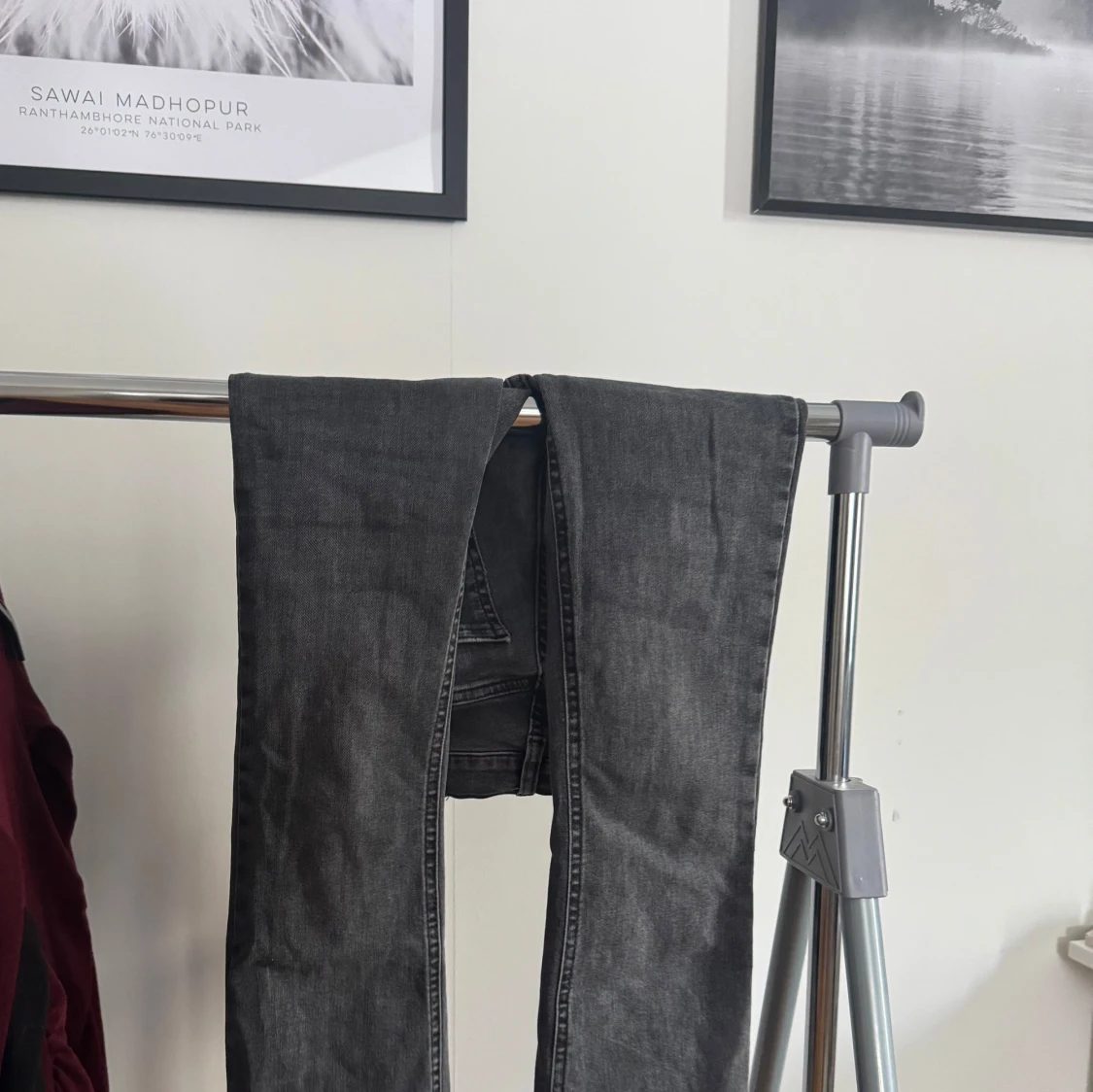 Grå bootcut jeans - 2