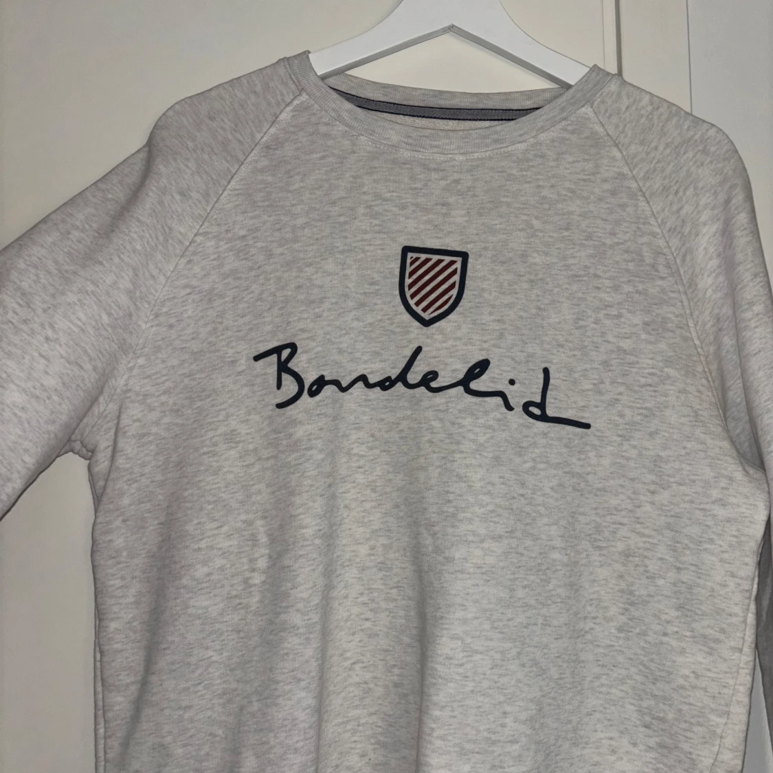 Grå college tröja - 90