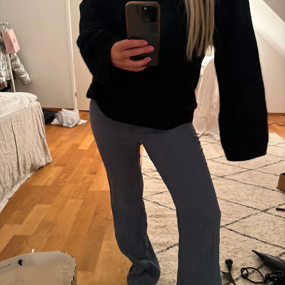 Blå byxor från Zara, XS - 90