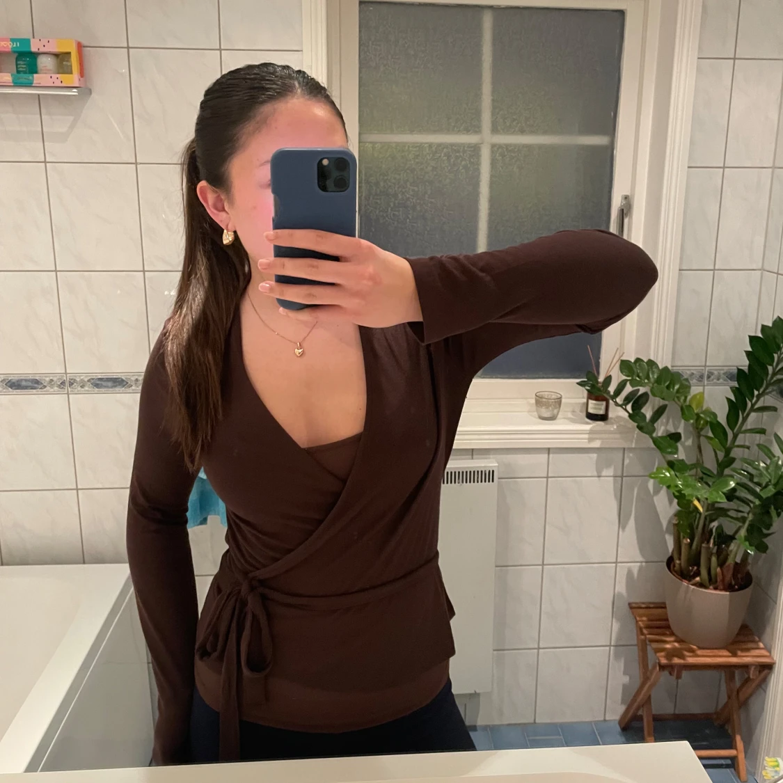 Brun omlottopp - likt exercere