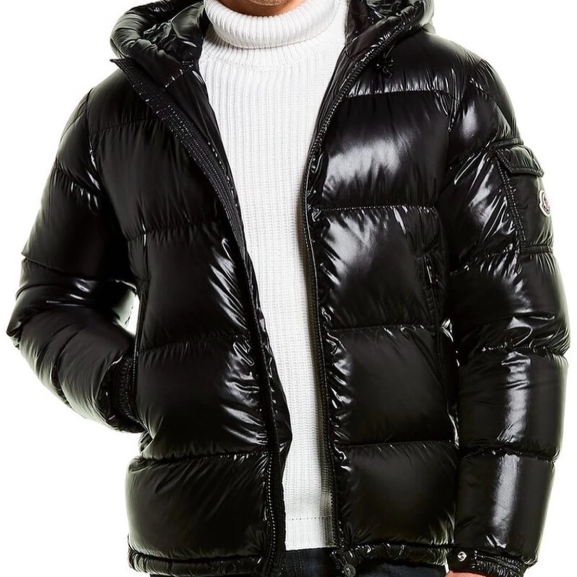 Svart Moncler Maya Jacka Storlek M - 91