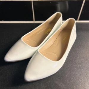 Ballerinaskor - Säljer dessa glansiga ballerina skor i storlek 38 då jag aldrig använt dom! Helt nya utan defekter!