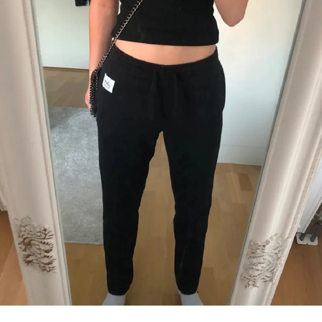 Svarta andy mjukisbyxor - 90