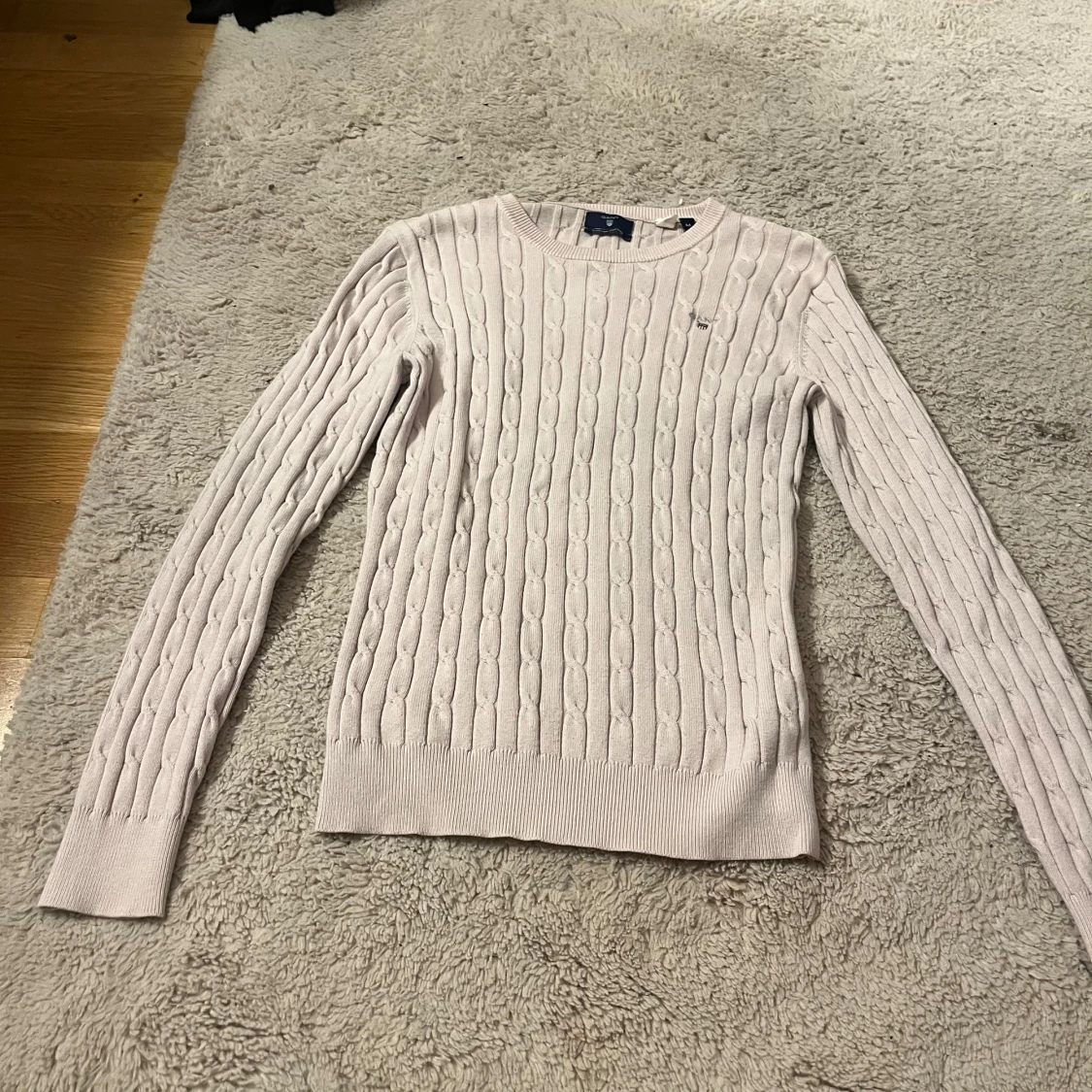 Ljusrosa stickad tröja från Gant - 93