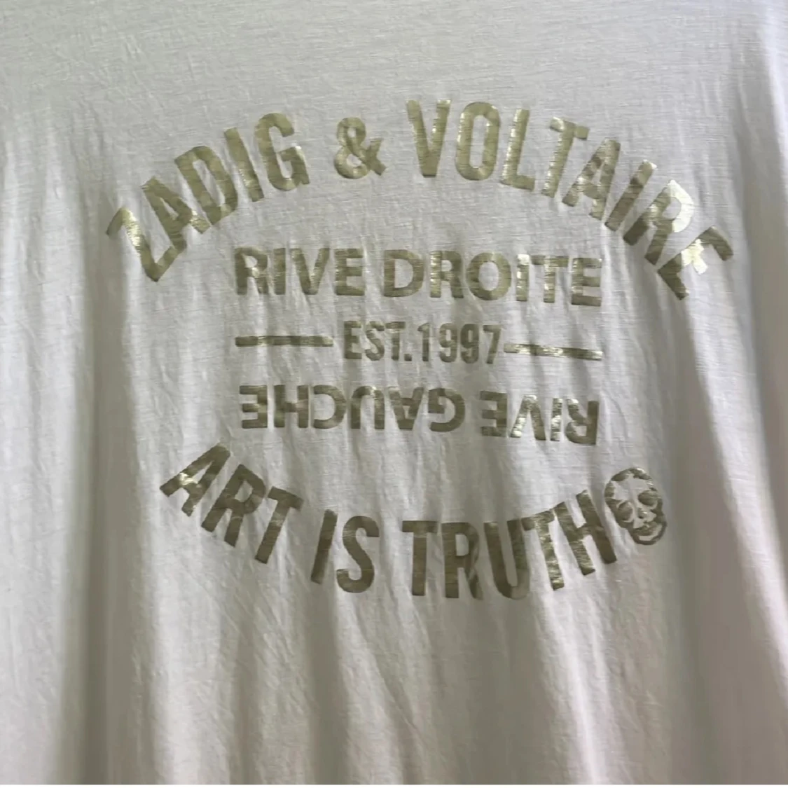 Vit t-shirt från Zadig & Voltaire - 90