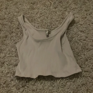 Beige ribbad linnetopp från NLY Trend - Säljer en superfin beige ribbad linnetopp från NLY Trend i storlek S. Toppen är ärmlös och croppad, perfekt för sommardagar eller som ett lager under en jacka. Den har en mjuk och stretchig passform som gör den bekväm att bära hela dagen.