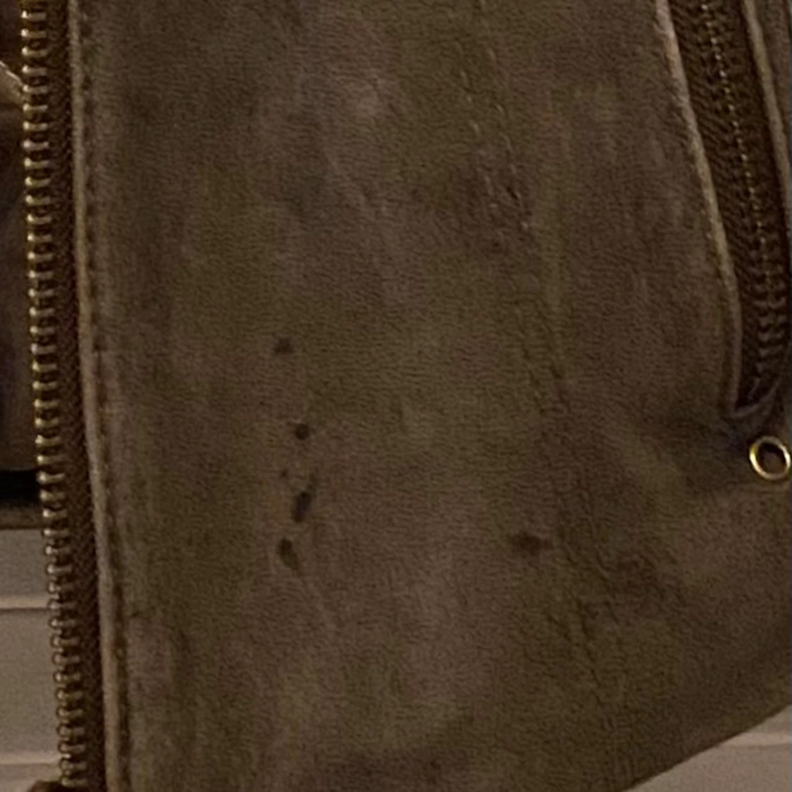 Brun skinnjacka med päls från Rock'n Blue - 93