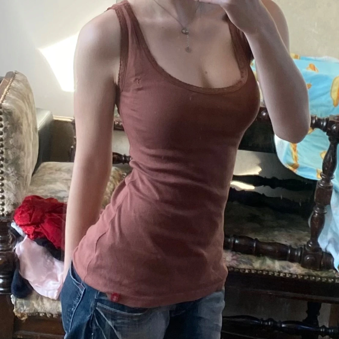 Brunt spettslinne från EDC by Esprit - 93