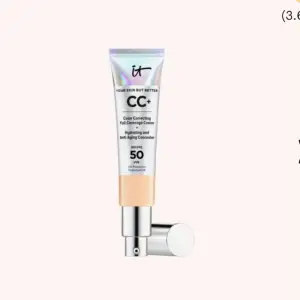 Fantastisk CC+ Cream från IT Cosmetics som ger full täckning och har SPF 50+. Den är färgkorrigerande och anti-aging, vilket gör huden synligt slätare och återfuktad. Använt ett pump av den just eftersom färgen inte matchade min hudtyp, skulle säga att den nästan e oanvänd. Ordinarie pris på hemsidan 550kr säljer för 100kr💕