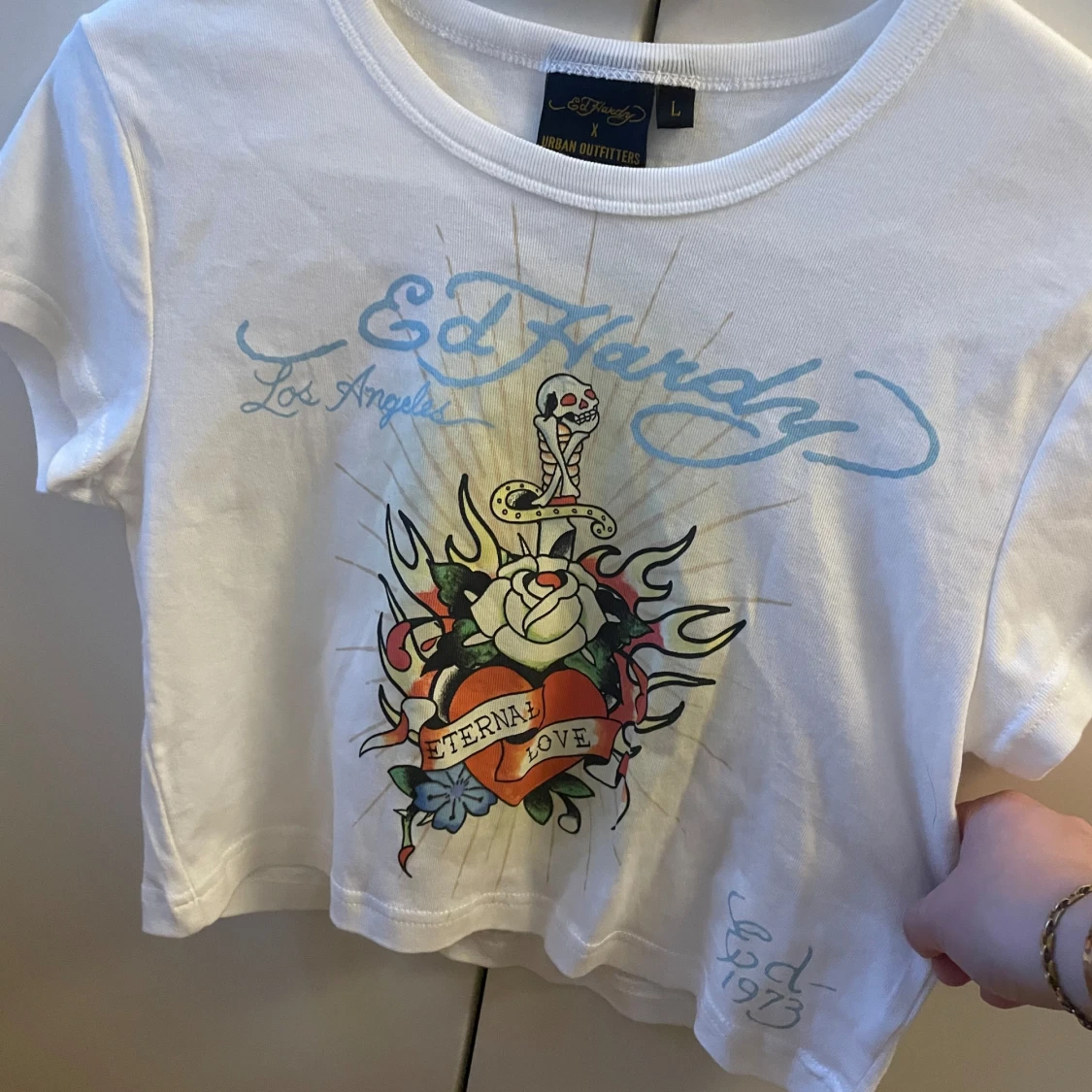 Vit t-shirt från Ed Hardy - 90