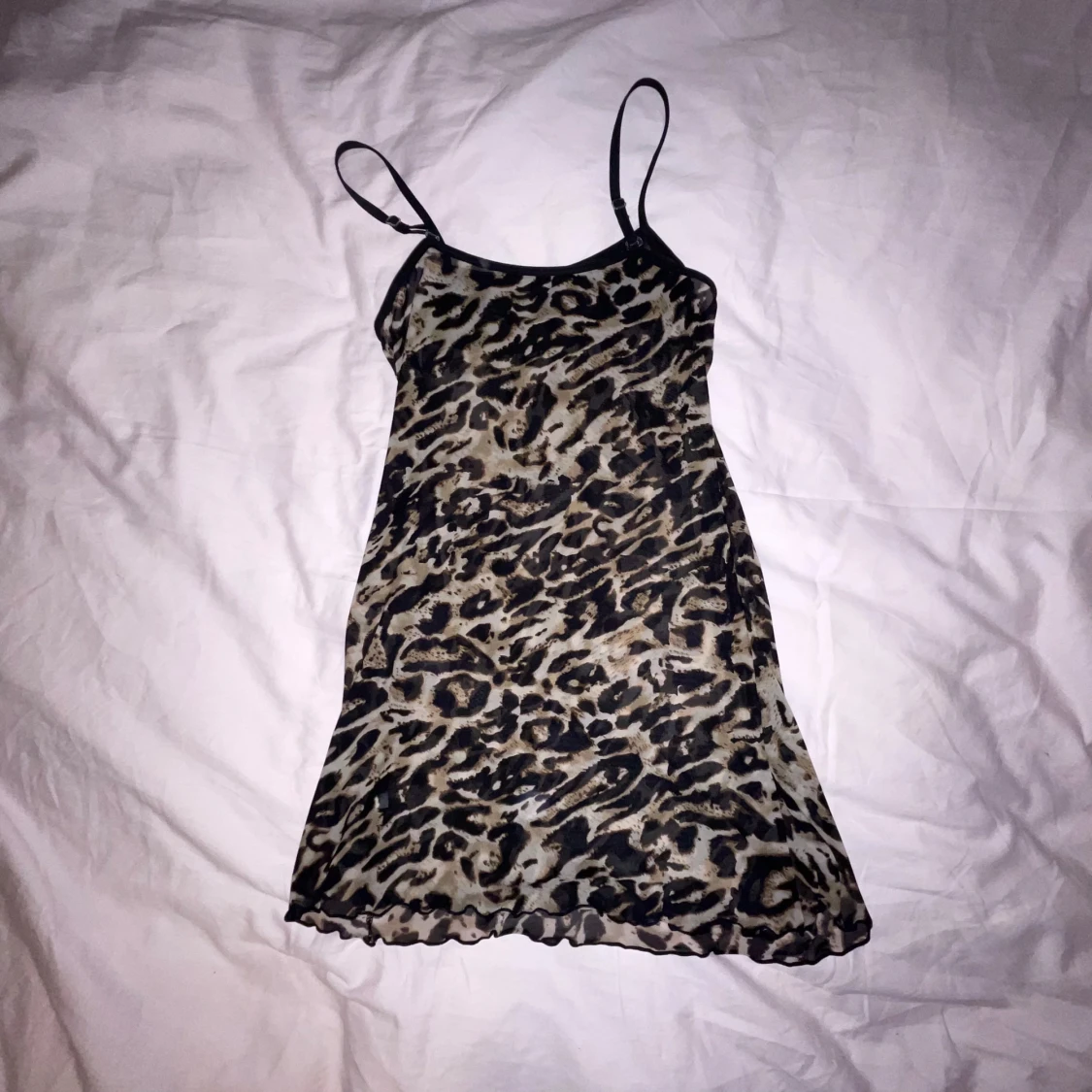 Leopardmönstrad topp - 91