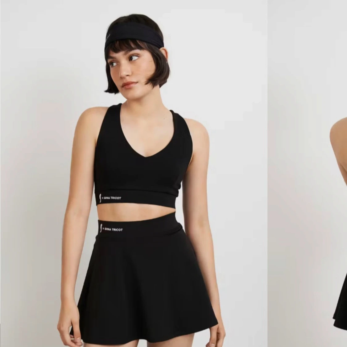 Svart padelkjol från Gina Tricot - 90