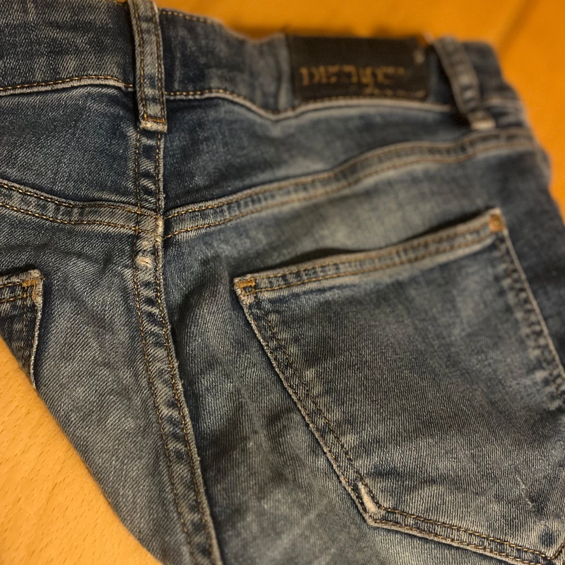 Blå jeans från Lindex  - 91