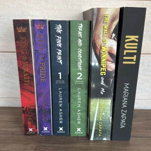 Kulti, the Wall of winnipeg and me, the fine print, terms and conditions, king of wrath, king of Pride - Nyskick, aldrig lästa