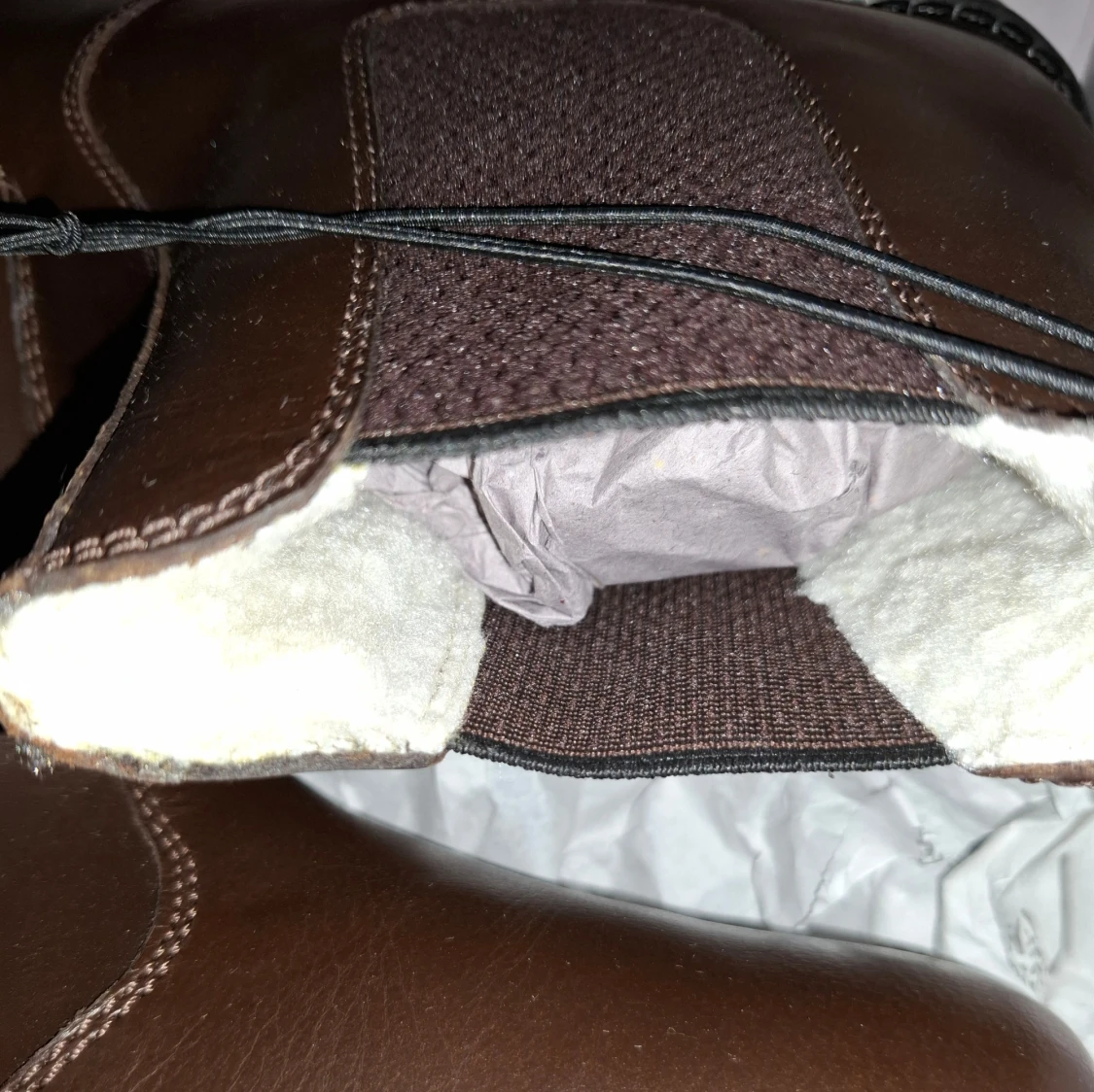 Bruna vinter Jodhpur boots ÄKTA  - 92