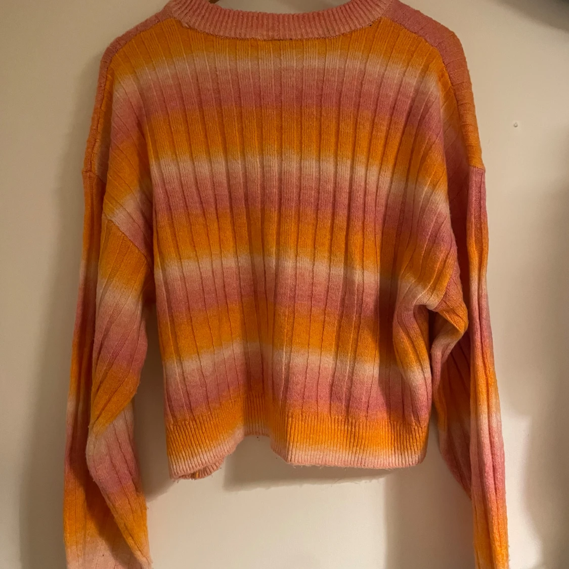 färgglad stickad tröja  - 91