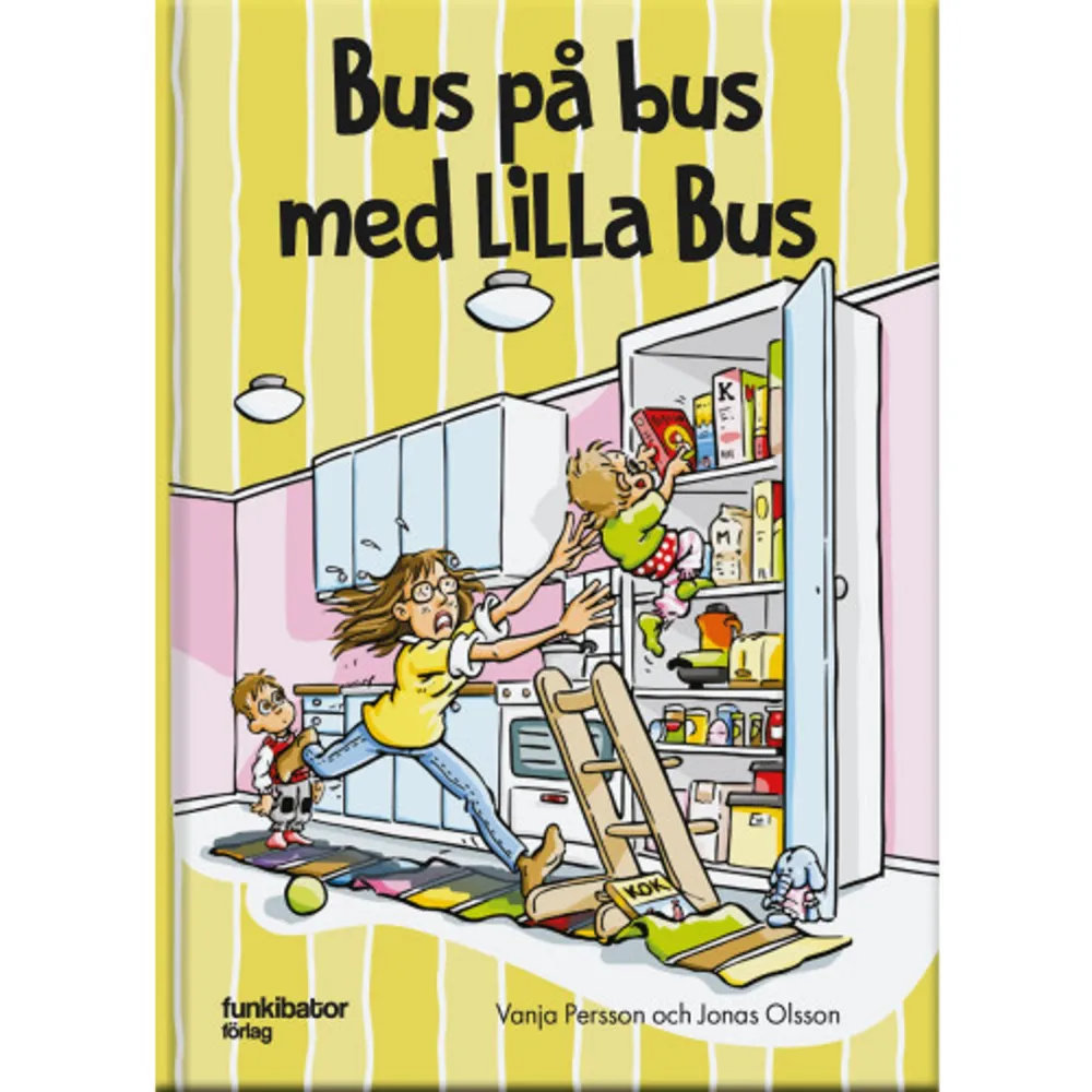 Lilla Bus är den busigaste busungen i bushistorien! Oscar hjälper mamma att passa Lilla Bus, men så snart han vänder sig bort är det något som händer. Vatten i hela hallen! Fest på köksgolvet! Och vad händer med katten? Lilla Bus vill så gärna hjälpa till, men när man inte kan kontrollera sina pulsar blir det lätt fel.    Format Inbunden   Omfång 36 sidor   Språk Svenska   Förlag Funkibator förlag   Utgivningsdatum 2020-09-01   Medverkande Jonas Olsson   Medverkande Jonas Olsson   Medverkande Lars Fransén   ISBN 9789198565386  . Böcker.