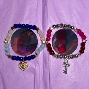 Caitvi🩷💙 - Matchande armband, Caitlyn x Vi från arcane, LoL. Handgjord🩷💙