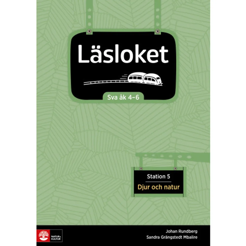 Läsloket är en serie arbetsböcker i svenska som andraspråk för elever i åk 4-6. Fem stationer - fem nivåer Läsloket åk 4-6 består av fem böcker. Mellan böckerna finns en progression där station 1 vänder sig till nybörjare i språket och station 5 till elever på mer avancerad nivå. Språknivån i böckerna bygger delvis på de fem stegen i läsa-delen i Skolverkets bedömningsstöd för nyanländas språkutveckling Bygga svenska. Texter i olika genrer Läsloket innehåller texter i olika genrer, till exempel berättande, beskrivande och återgivande texter. Till texterna finns uppgifter som tränar läsförståelse, ord och uttryck samt grammatik. Texterna är rikligt illustrerade för att ge eleverna den stöttning de behöver om de arbetar med böckerna på egen hand. Varje bok har ett tema Station 1: HemmaStation 2: SkolaStation 3: FritidStation 4: Djur och naturStation 5: Stad och land    Format Häftad   Omfång 48 sidor   Språk Svenska   Förlag Natur & Kultur Läromedel och Akademi   Utgivningsdatum 2020-02-14   Medverkande Sandra Grängstedt Mbalire   ISBN 9789127455566  . Böcker.