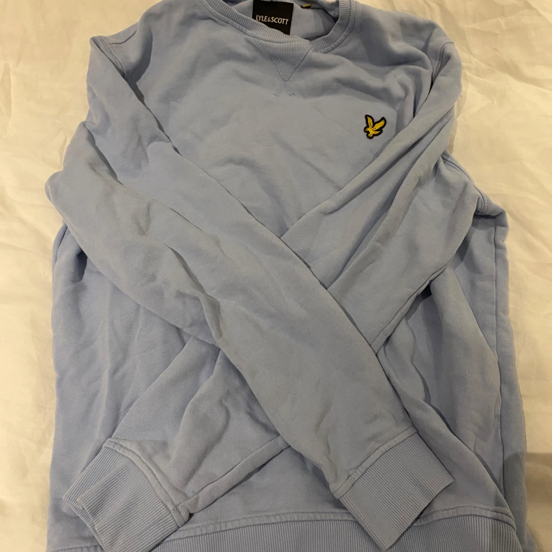 Ljusblå tröja från Lyle & Scott - 90