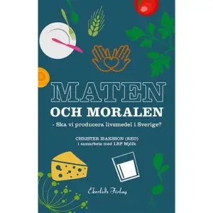 Mat och livsmedel står i centrum för samhällsdebatten, inte sällan utifrån matens etiska aspekter. Hur vill vi att maten ska produceras för att det ska kännas bra i magen? Hur påverkas vår miljö och klimatet av livsmedelsproduktionen? Hur ser de globala utmaningarna för livsmedelsförsörjningen ut, både för konsumenter och producenter världen över? Hur ser vi på relationen mellan vår mat och villkoren för djuren? Sammantaget handlar det om maten och framtiden, eller maten i framtiden. Detta är perspektiv som LRF Mjölk vill diskutera i den här antologin. Författare är: Ulf Berg, riksdagsledamot (M) Åke Bonnier, biskop i Skara Sven-Erik Bucht, landsbygdsminister (S) Leif Denneberg, generaldirektör Jordbruksverket Stefan Edman,författare Jens Holm, riksdagsledamot (V) Christer Isaksson, journalist och författare Isabella Lövin, biståndsminister (MP) Annie Lööf, partiledare (C) Jens Mattsson, generaldirektör SVA Johanna Sandahl, ordförande Naturskyddsföreningen Lars Tysklind, riksdagsledamot (FP), Helena Jonsson. förundsordförande, LRF, Annika Åhnberg, samordnare regeringens livsmedelsstrategi och Jan Wärnbäck, talesperson för jordbruksfrågor WWF.    Format Inbunden   Omfång 183 sidor   Språk Svenska   Förlag Ekerlids   Utgivningsdatum 2015-11-13   Medverkande Christer Isaksson   Medverkande LRF Mjölk   ISBN 9789188193049  