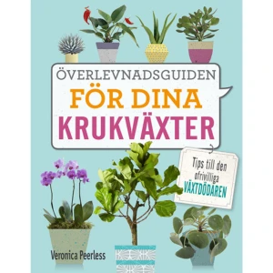 Överlevnadsguiden för dina krukväxter : tips till den ofrivilliga växtdödaren (inbunden) - Känns det som om dina krukväxter börjar dö en långsam död så snart de kommer hem till dig? Oroa dig inte den här boken är till för att hjälpa dig.Överlevnadsguiden för dina krukväxter är en praktisk guide som är full av användbara tips och tricks för att hjälpa dig att hålla dina krukväxter vid liv och få dem att frodas. Från val av rätt växt för din bostadsmiljö till bevattning, näring och hantering av skadedjur den här boken täcker in allt du behöver veta för att bli en mer självsäker och framgångsrik krukväxtägare.    Format Inbunden   Omfång 142 sidor   Språk Svenska   Förlag Tukan Förlag   Utgivningsdatum 2023-09-06   Medverkande Monika Andersson   ISBN 9789180378901  