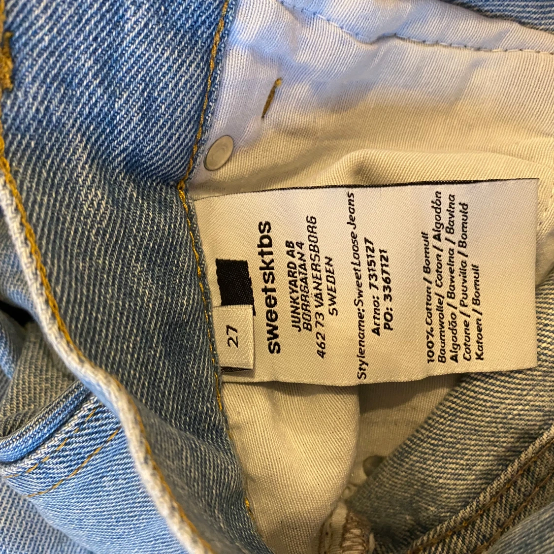 Blå jeans från Sweet Skibs - 92