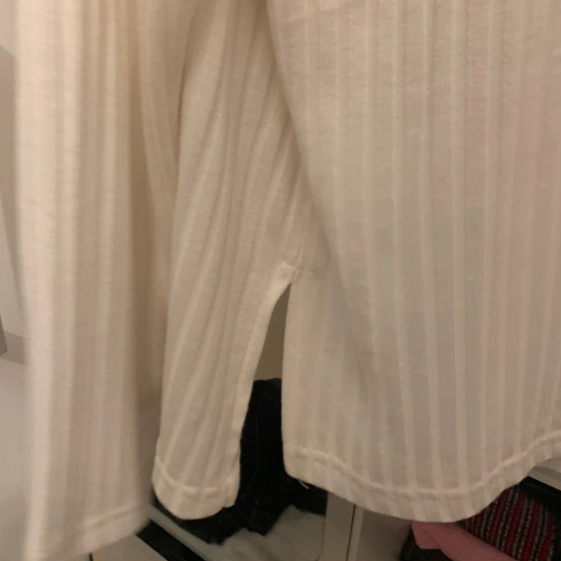 Vit ribbad tröja från Lager 157 - 90