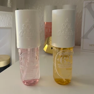 Sol de Janeiro, 62 & 68 - 2st 90ml Sol de Janeiro body & hair mist. 62 & 68  Oanvända endast doftat på de, säljer för har redan 68 och 62 passar inte min smak.  Båda för 300kr, 1 för 180kr. Vill bli av med de, därav billig pris.