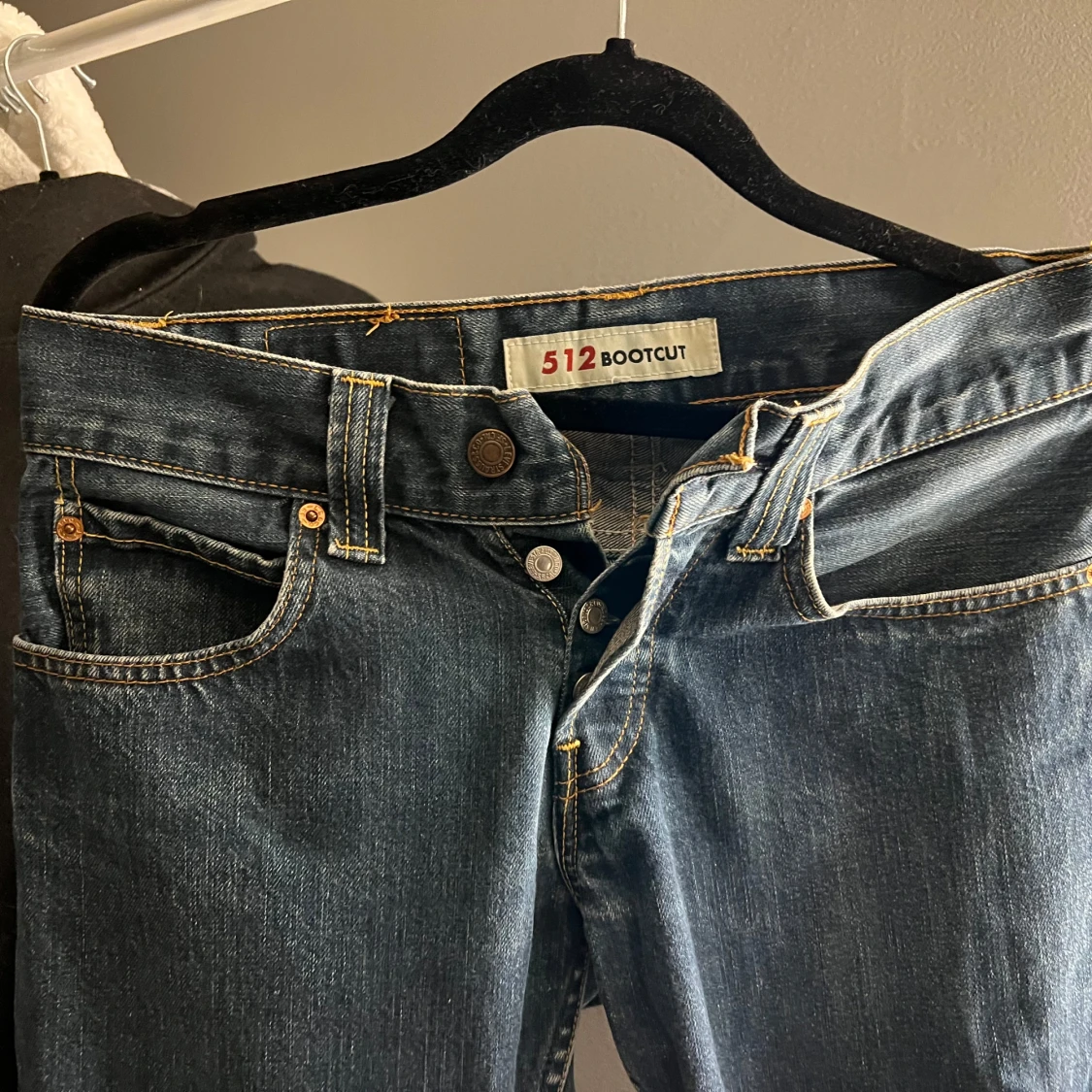 lågmidjade jeans - 91