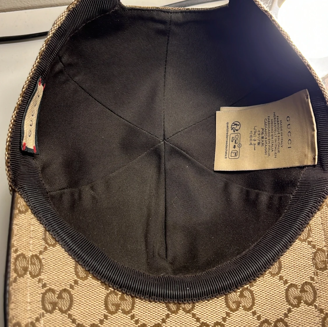 Beige och brun keps från Gucci - 90