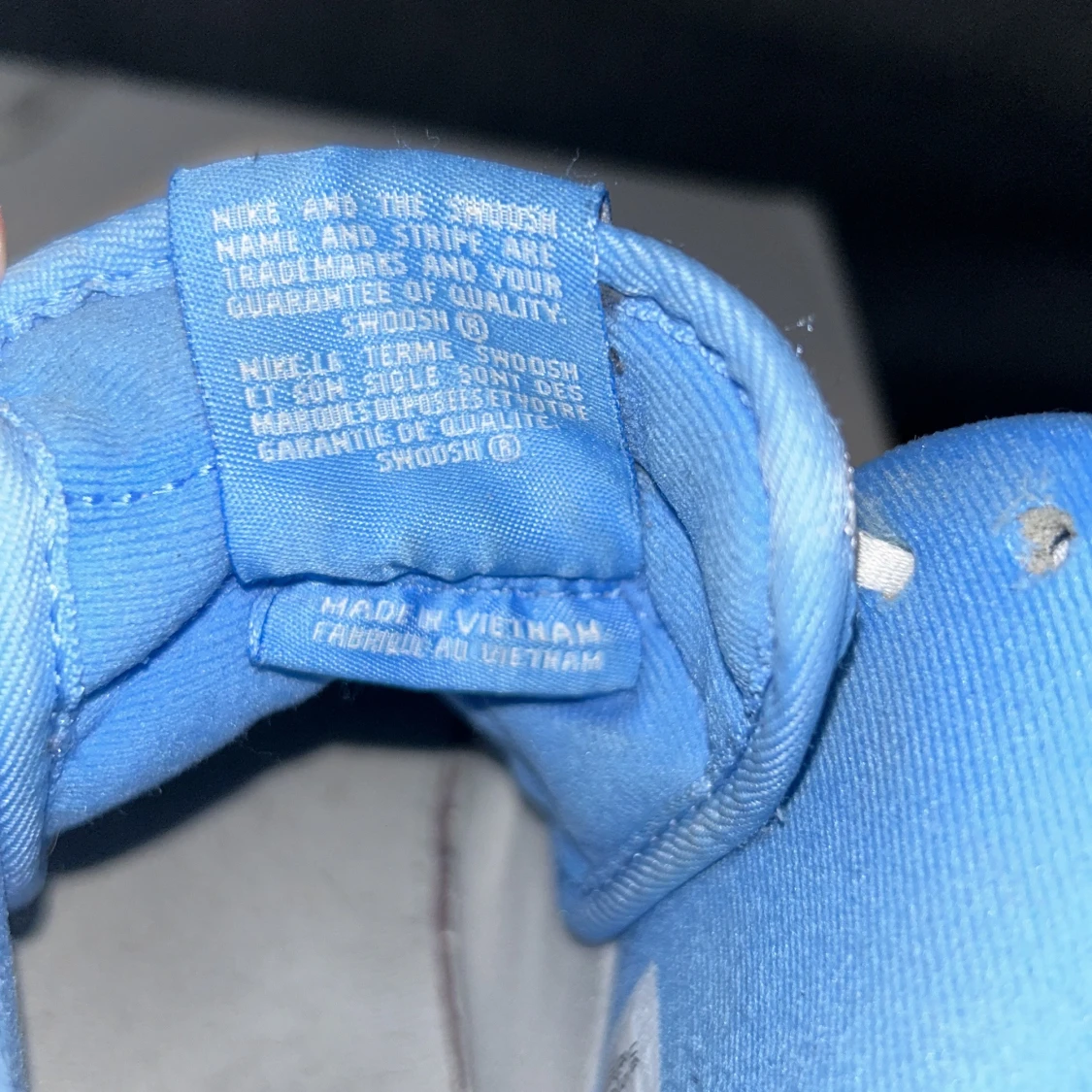 Nike Air Force 1 High i vitt och blått - 92