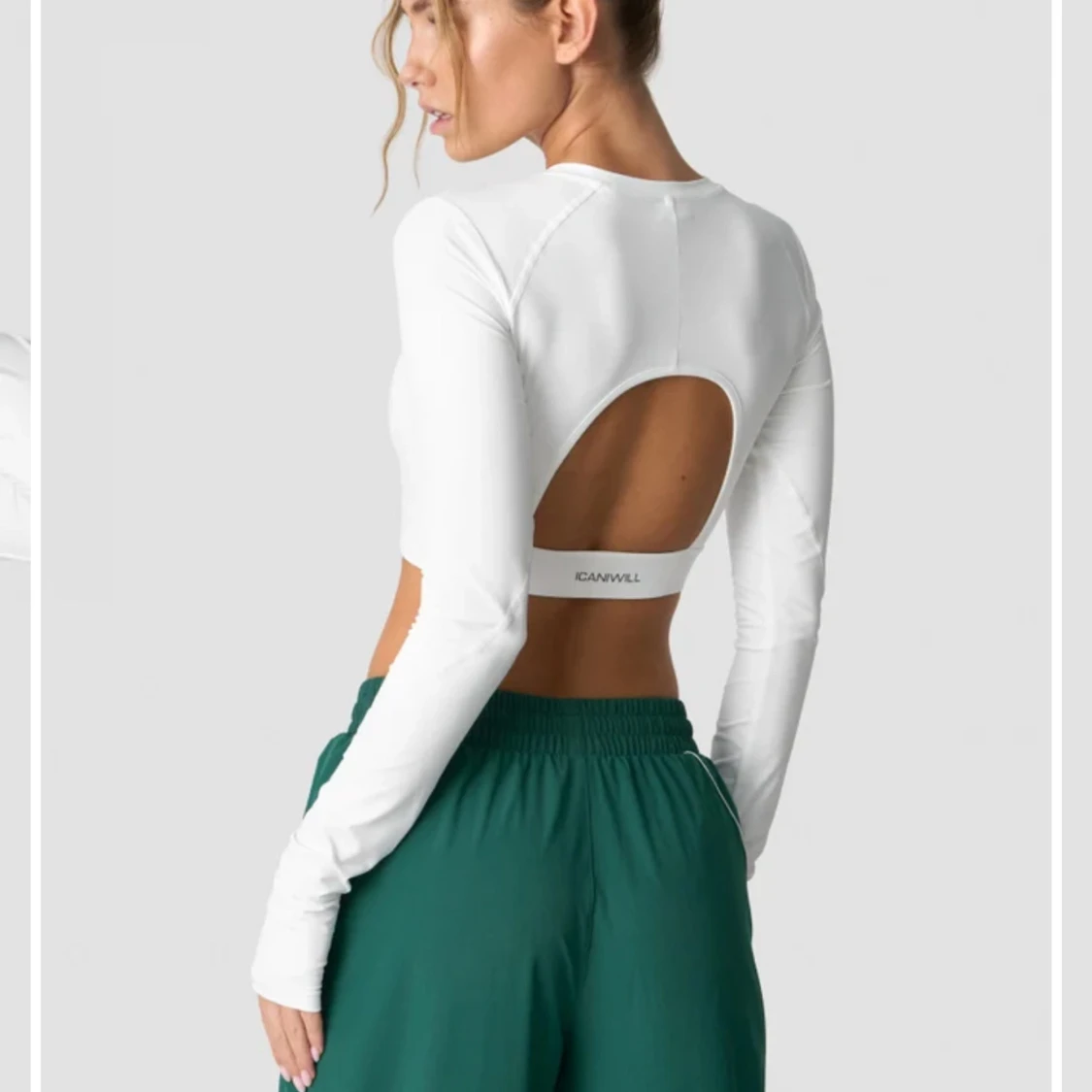 Vit croppad topp från ICANIWILL - 90