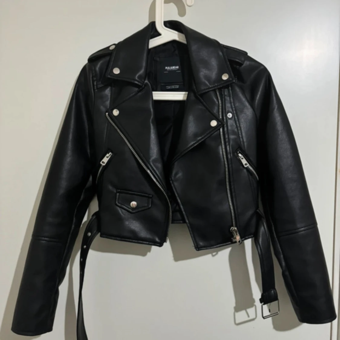 Pull & bear skinn jacka