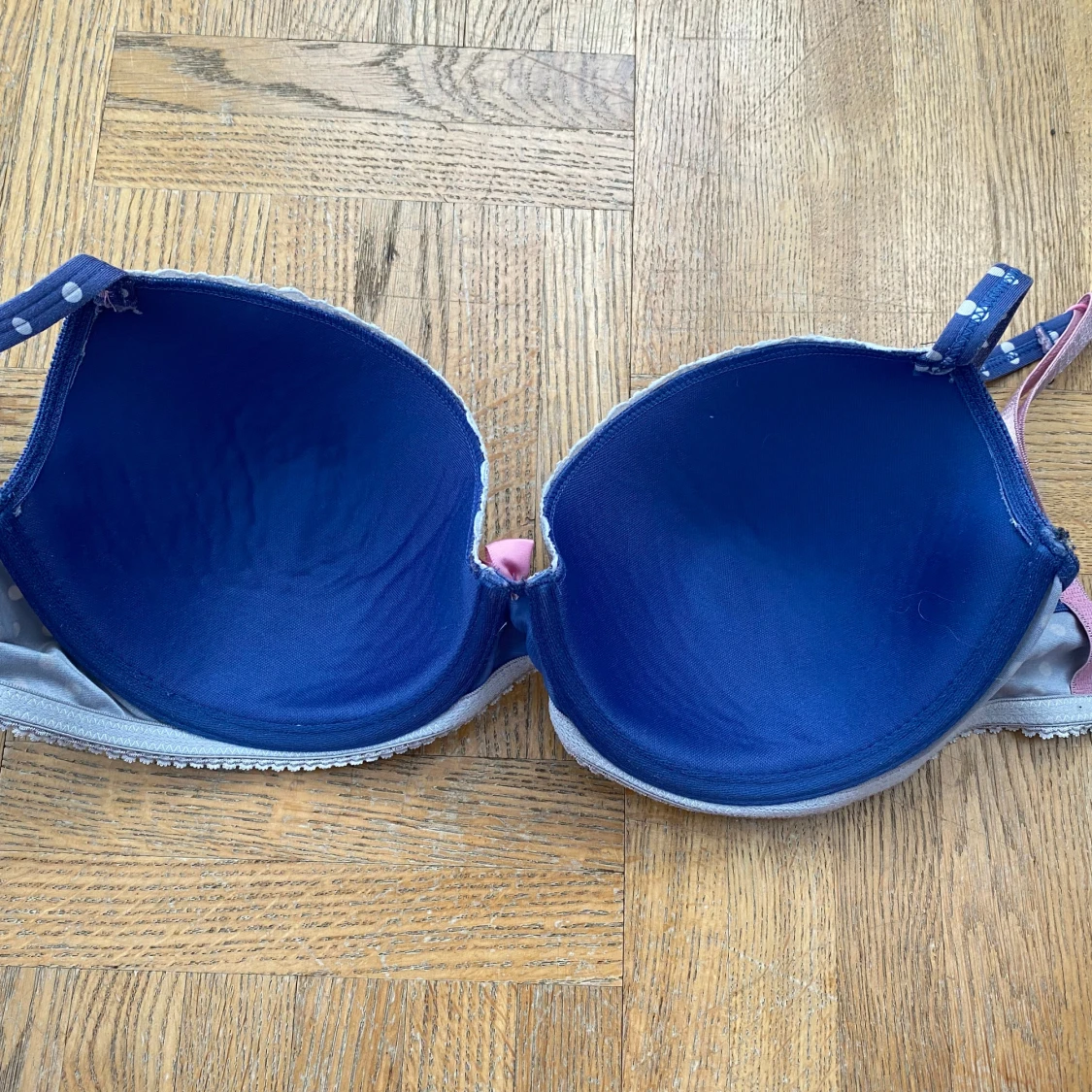 Blå prickig bh från Missya - 91
