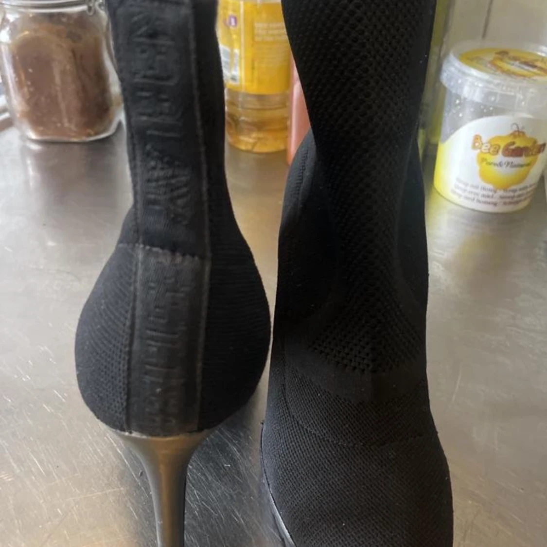 Svarta boots med klack - 2