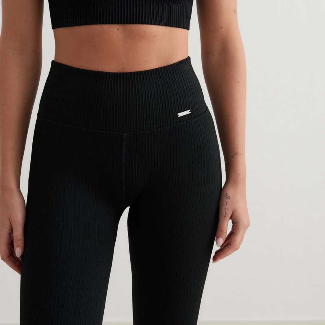 Ribbade flare tights