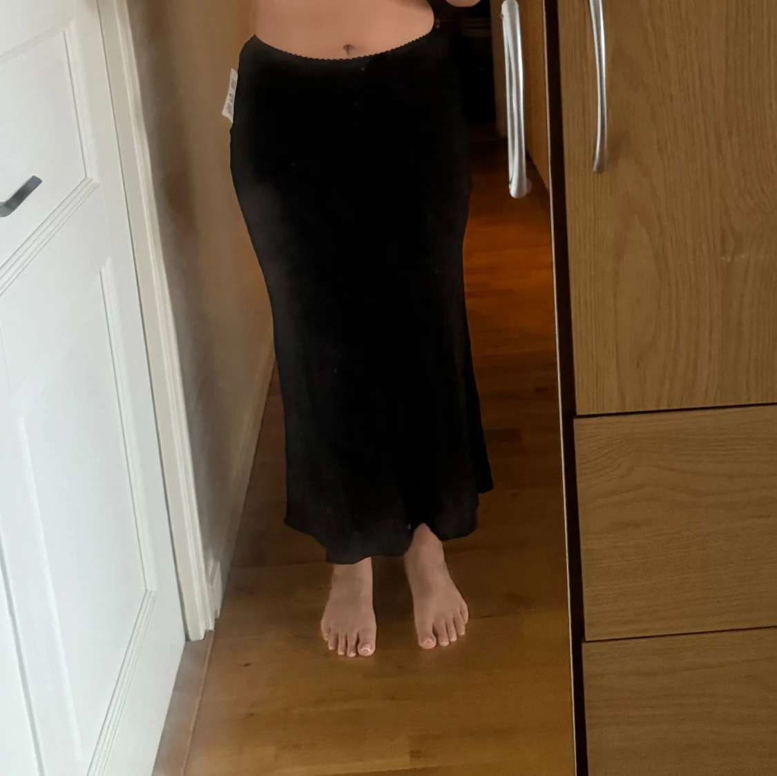 Svart Linnekjol Miss Selfridge