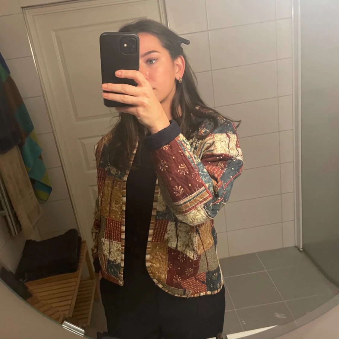 Jacka i fint mönster och matrial  - 92