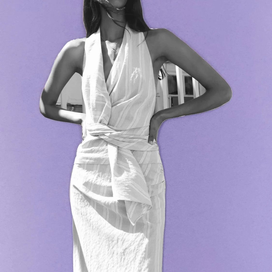 Zara halterneck topp - 90