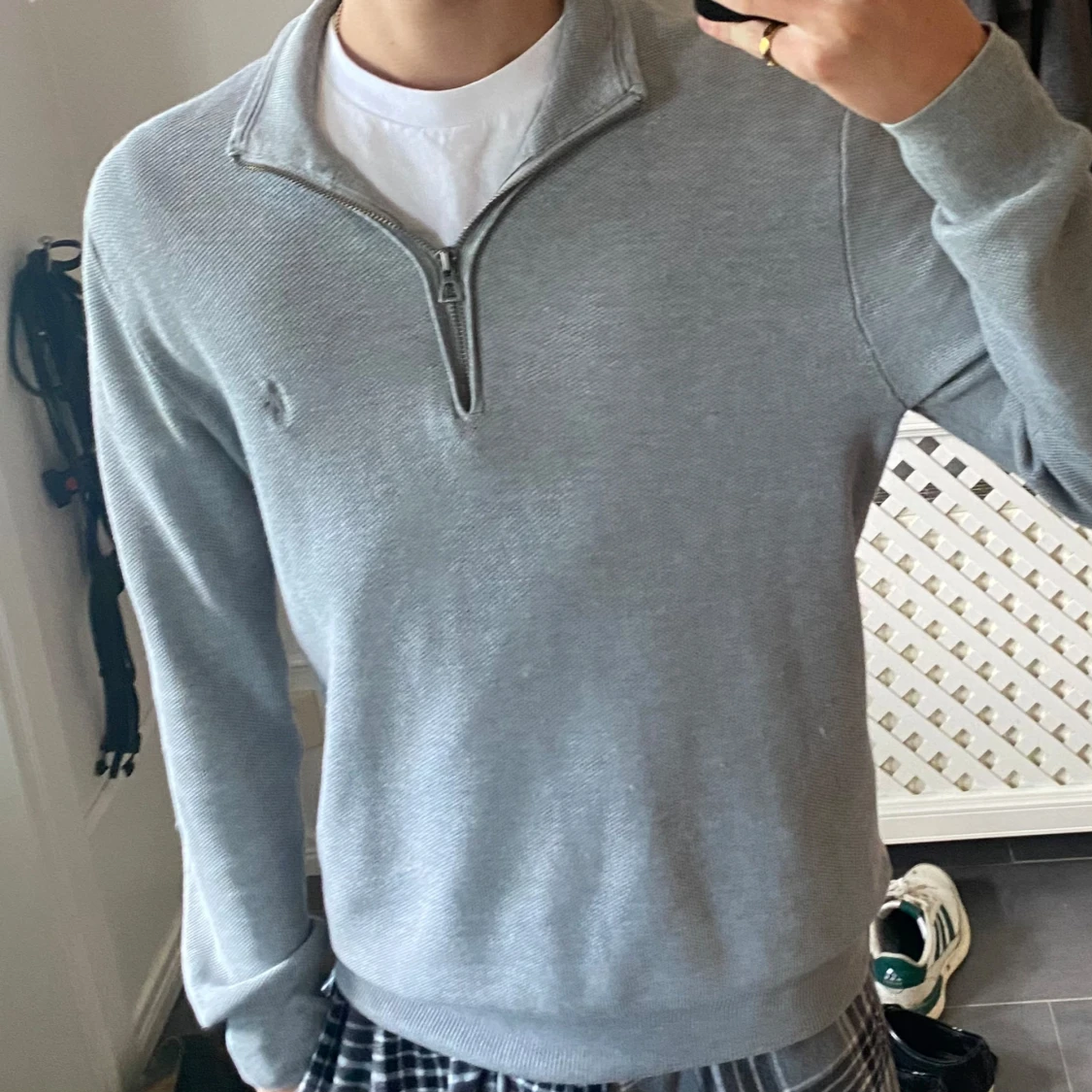 Grå Ralph lauren Half zip