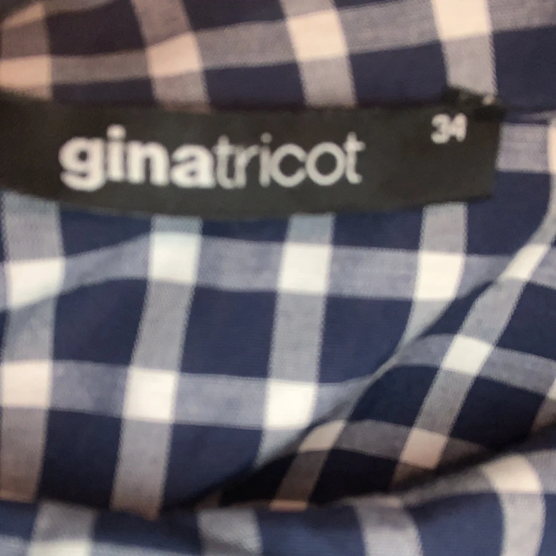 Blå vit randig tröja - 91