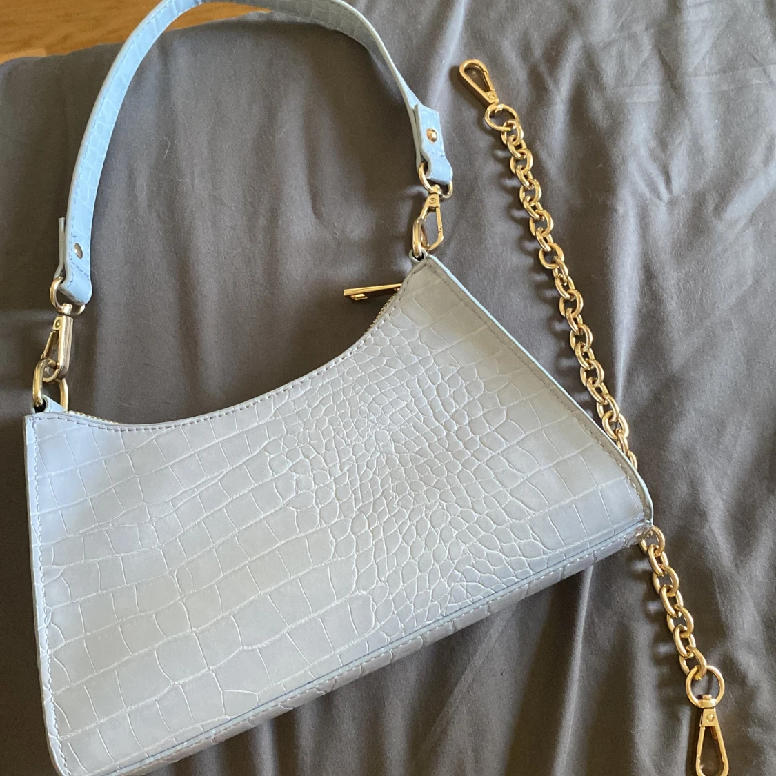 Blå handväska - 91